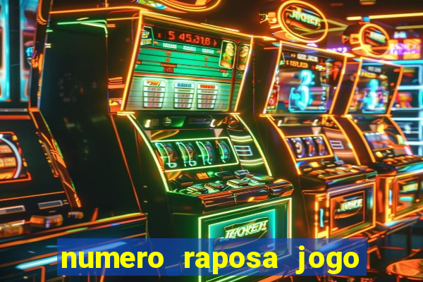 numero raposa jogo do bicho